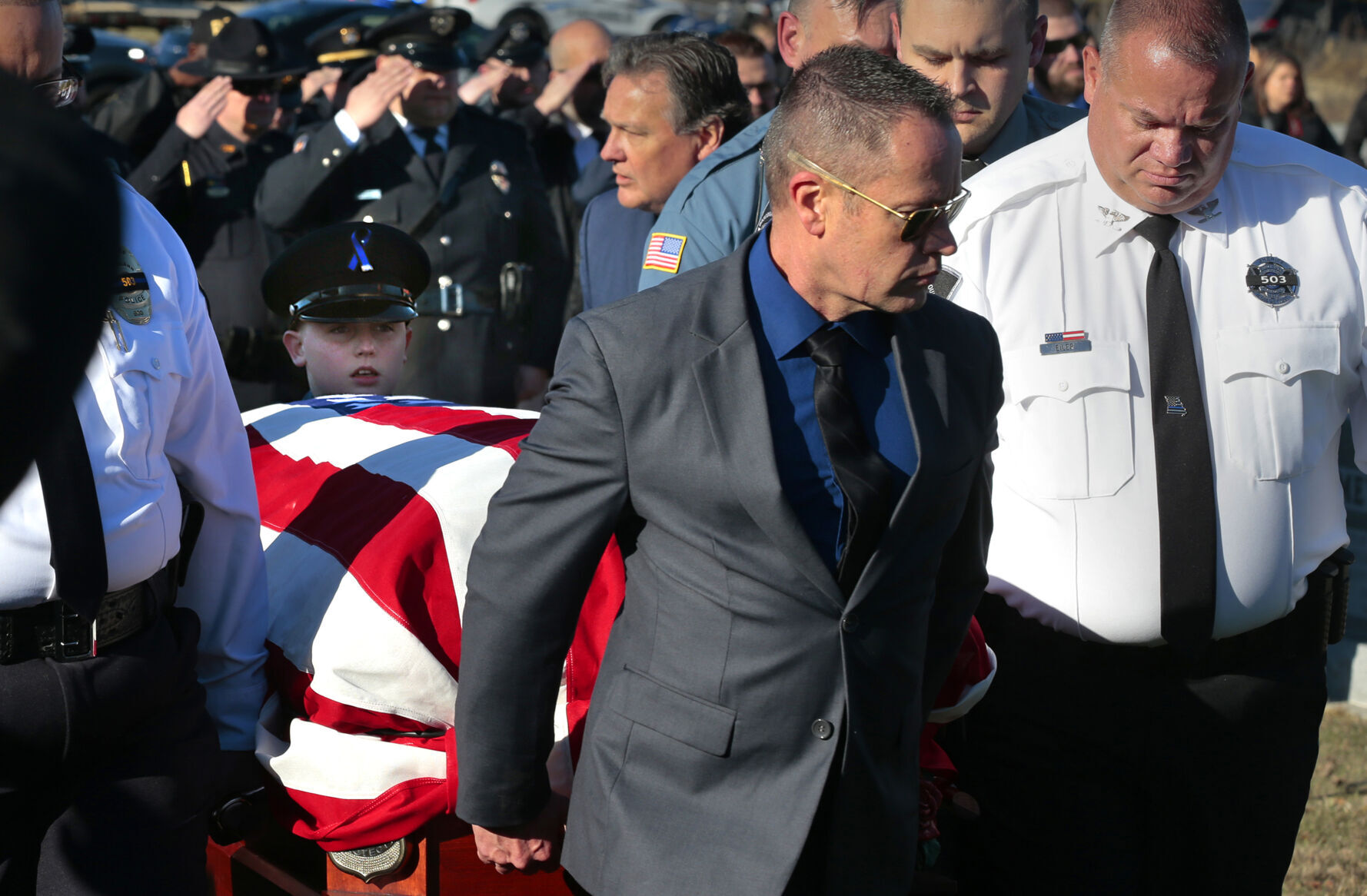 Officer laid to rest in Rosebud